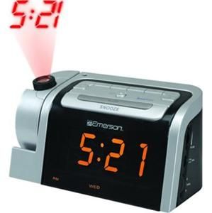 Emerson Dual Alarm Clock Radio w Projector Projection