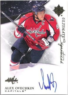 Alex Ovechkin 10 11 Ultimate Signatures Group A SSP 27 Made