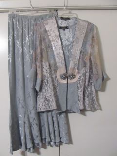 Violet Kay Spencer Alexis 3pc Silver Blue Pastels Small XS