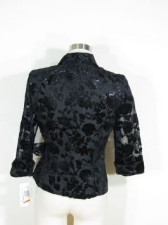 Alex Evenings Black Blazer Jacket Sz MP M Medium Petite NWT $119