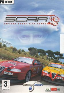 Scar Squadra Corse Alfa Romeo Racing Car Driving Sim RARE PC Game New 