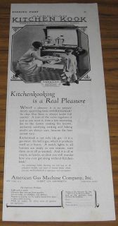 1928 Ad American Kitchen Kook Gas Stove Albert Lea MN