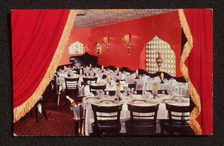 1950s Interior Alexis Tangier Restaurant 1200 California Street San 