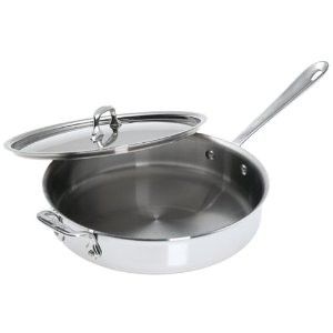 new all clad stainless 3 qt saute pan cookware 1st