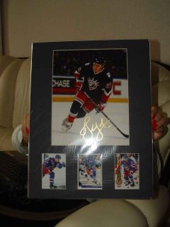   you are bidding on alexei kovalev autographed commemorative plaque you