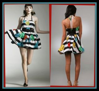 Alice Olivia Terry Floral Dress Sz 0 UK 2 XS $440