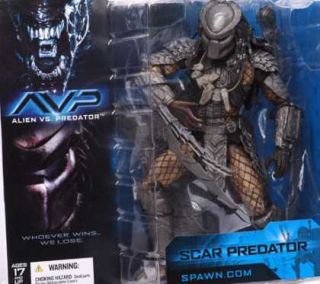 Alien vs Predator Scar Predator Figure McFarlane Toys
