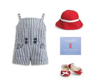 My American Girl Sea Breeze Outfit for Dolls Charm Brand New in AG Box 