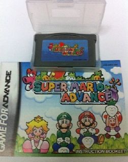   Super Mario Advance Gameboy Advance SP DS GBA Game Boy Games