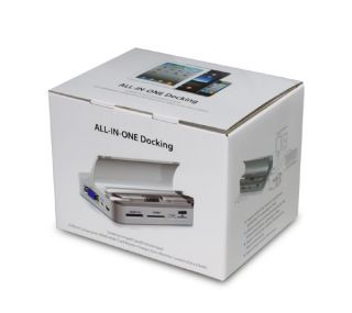All in One Docking Station Charger Memory Card Reader HDMI for iPad 