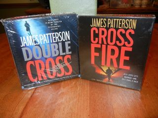 James Patterson ALEX CROSS CD Audiobooks Lot DOUBLE CROSS CROSS FIRE 