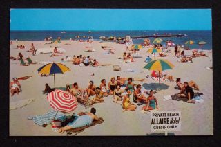 1950s Beach Allaire Hotel Guests Only Spring Lake NJ PC