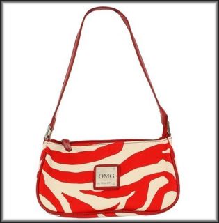 Small Zebra Print Animal Handbag Purse Pocketbook Bag