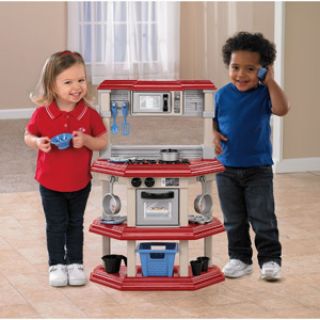American Plastic Toys My Very Own Gourmet Kitchen Set Pretend Play W 