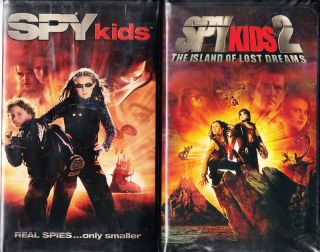 Spy Kids VHS 2001 Spy Kids 2 2 VHS Tapes 786936161540