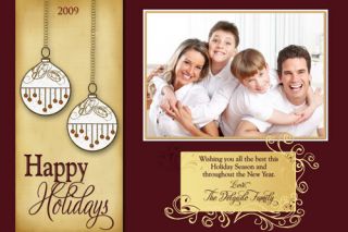 Gorgeous Custom Personalized Holiday Cards Digital File Print Yourself 
