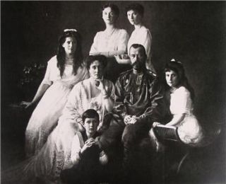 Large Russian Print Family Tsar Nicholas II Romanov