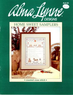 Alma Lynne Home Sweet Samplers Cross Stitch Booklet