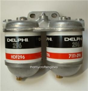 twin double fuel filter lucas cav diesel bio wvo
