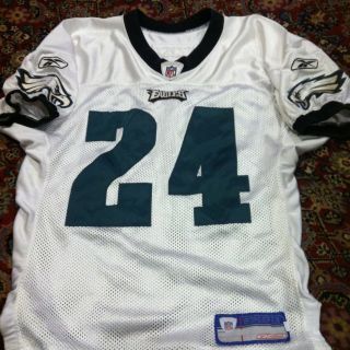   Eagles Game Worn Used issued Jersey Shirt Sheldon Brown All Pro