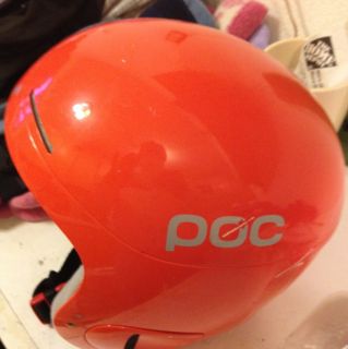 POC Skull x Alpine Ski Helmet Orange Size LG 57 58 Adult or Junior 