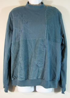 Alfred Dunner Womens Top Blouse Shirt Size L Large EUC