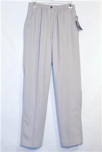Alia Elastic Waistband Stone Dress Pants 10 Short