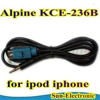   Adapter Interface Cable for Alpine KCE 236B iPod iPhone  PSP