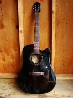Gibson Epiphone Acoustic Guitar PR100 C BK
