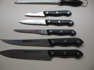   13 carving knife 13 boning knife 10 paring knife 8 chefs knife 7