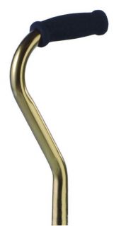 Bronze Offset Handle Aluminum Lightweight Cane