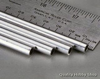 hobby 4pc 1 4 x 12 round aluminum tubing k s 3031 listing description 
