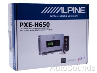 alpine pxe h650 imprint system integration audio processor