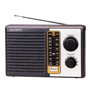 Sony Two Band Am FM Portable Battery Transistor Radio Icff 10