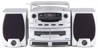Supersonic Am FM Double Cassette CD Player SC 2020CD
