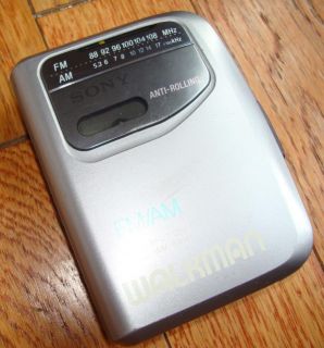 ღ♥sony Sports Am FM Walkman Radio Tape Cassette Wm FX141 