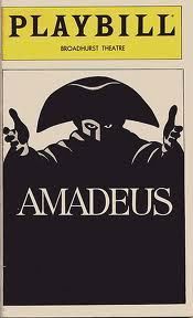 Amadeus Playbill Frank Langella Dennis Boutsikaris Suzanne Lederer 