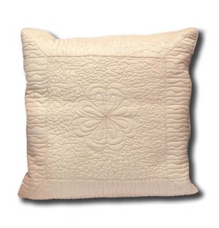 LOT OF (4) Donna Sharp Almond Satin Decorative Throw Pillow 40001 