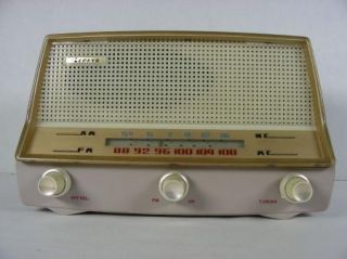 Vintage 1960s Sansei Zephyr Am FM Tube Radio Working