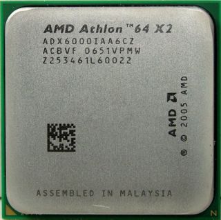 AMD CPU Athlon 64 X2 6000 3 0g 2M AM2 940pin ADX6000IAA6CZ Dual Core 