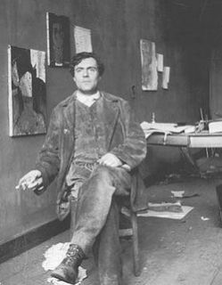 Original Modigliani Signed w Certificate COA Appraisal Provenance Old 