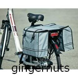 Bicycle Cycle Panniers Tin Bike Bags Large Double Sided