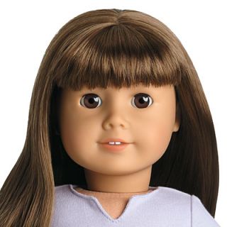 NEW NIB American Girl 18 Doll #13 Brown Hair & Eyes Light Skin Bangs 