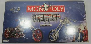   COLLECTORS EDITION MONOPOLY AMERICAN CHOPPER BRAND NEW FACTORY SEALED