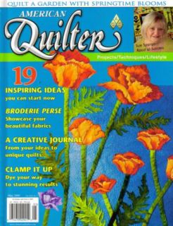 American Quilter May 2009 Springtime Bloom Garden Quilt