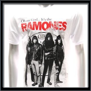 Sz XL Ramones T Shirt Vtg American Retro Rock Band Punk Music Punk Men 