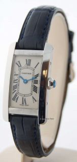 Cartier Ladies Small Tank Americaine 18K White Gold