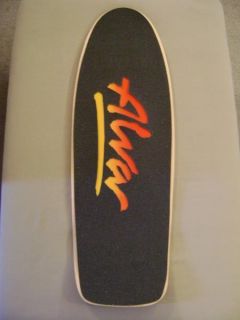 Alva Skates Tony Alva Tri Logo Reissue Skateboard Deck w Grip Tape 