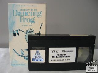 The Story of the Dancing Frog VHS narrated by Amanda Plummer