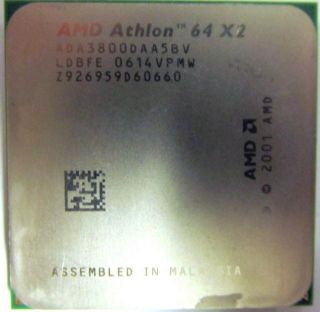 amd athlon 64 x2 2 0ghz dual core 3800 ada3800daa5bv socket 939 cpu 